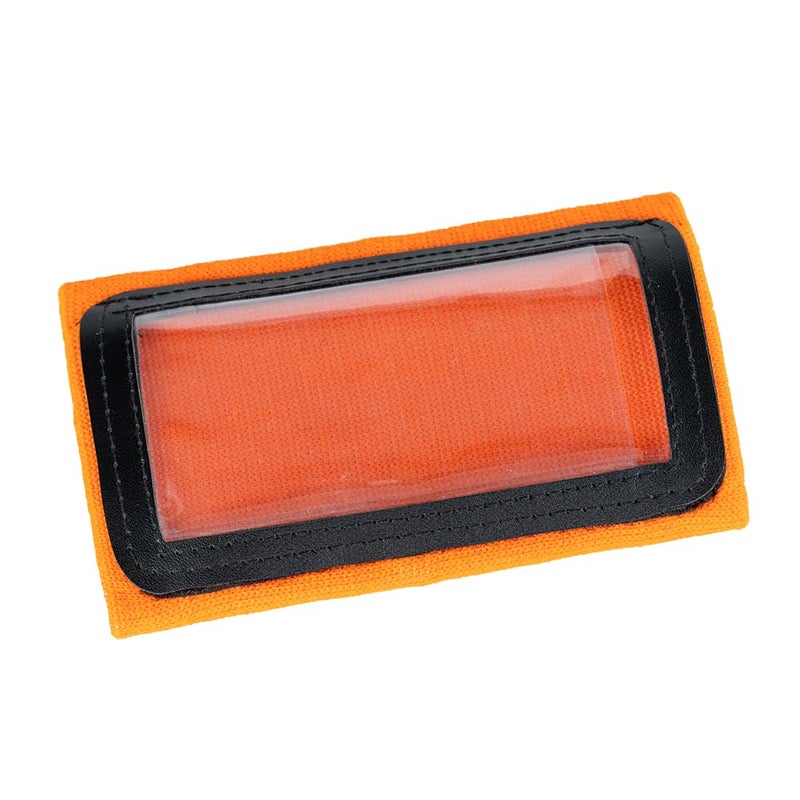 CHLPRO Triple Playbook Wristband Quarterback Wrist 5 Pack - Playbook QB Wristband - Triple Windows-Great for Flag Football and Tackle Football (Orange) - Image 5